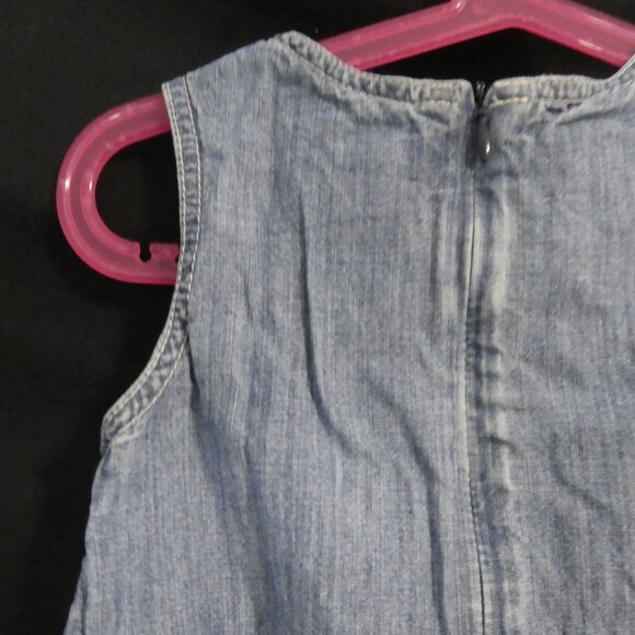 Y2K | BABY GAP - Toddler | 3 years | Casual Sleeveless Denim Dress - Picture 10 of 15